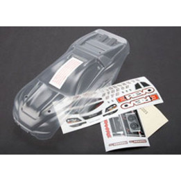 TX-7111 CARROSSERIE E-REVO 1/16EME TRANSPARENTE + AUTOCOLLANTS (TRX7111)