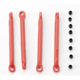 TX-7118 RENFORTS DE CHASSIS NYLON ROUGE (4) (TRX7118)
