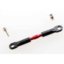 TX-3737 BIELLETTE ALU DE CARROSSAGE AVANT 39MM ANODISEES ROUGE+ ROTULES (1) (TRX3737)