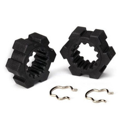 TX-7756-HEXAGONES DE ROUES + CLIPS (2) (TRX7756)