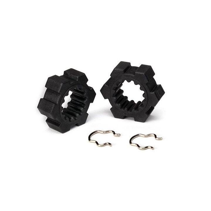 TX-7756-HEXAGONES DE ROUES + CLIPS (2) (TRX7756)