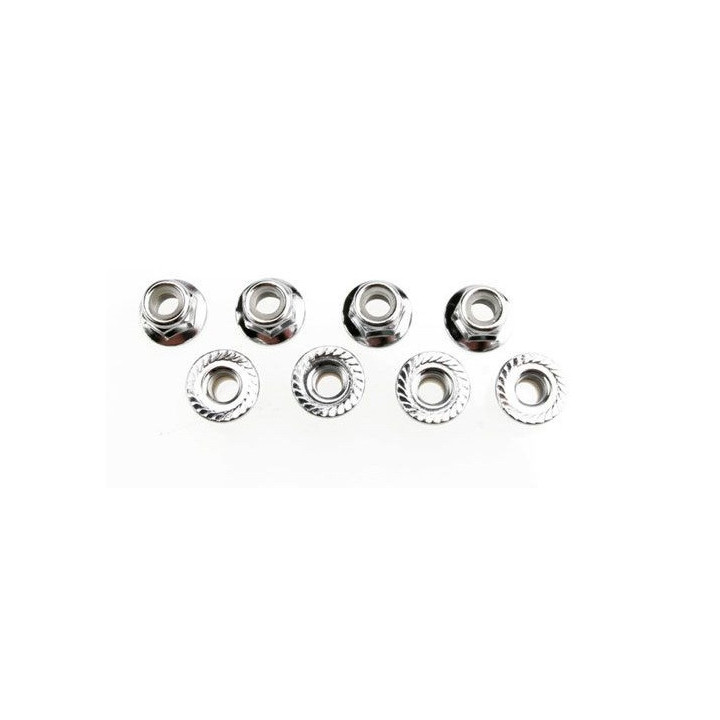 TX-5147X-ECROUS NYLSTOP ACIER EPAULES 5MM (8) (TRX5147X)