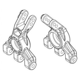 RS-RC903-058 FUSEES ARRIERE 2PCS - RC701GR/RC701G/RC706T/RC909T/RC808T/RC502T (RC903-058)