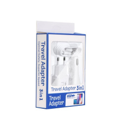AVM-26882-Travel Adaptater 3 in 1 Set for Apple - Lightning box
