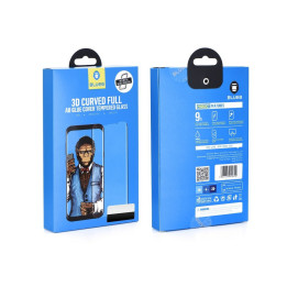 AVM-26883-5D Mr. Monkey Glass - SAM Galaxy S9 black (Full AB Glue) +Frame