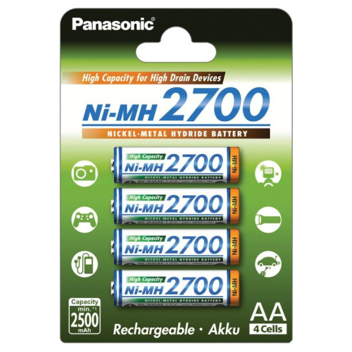 RB-AA2700-4-Accu AA NiMH 2700mAh (4 pcs)
