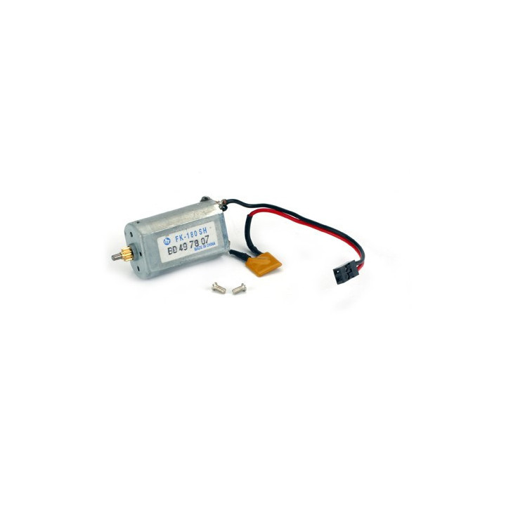 EF-1210B (EFLH1210B) - E-flite 180 Motor with 8 teeth 0.5M pinion & PTC Fuse left: BCX/2 Modelisme