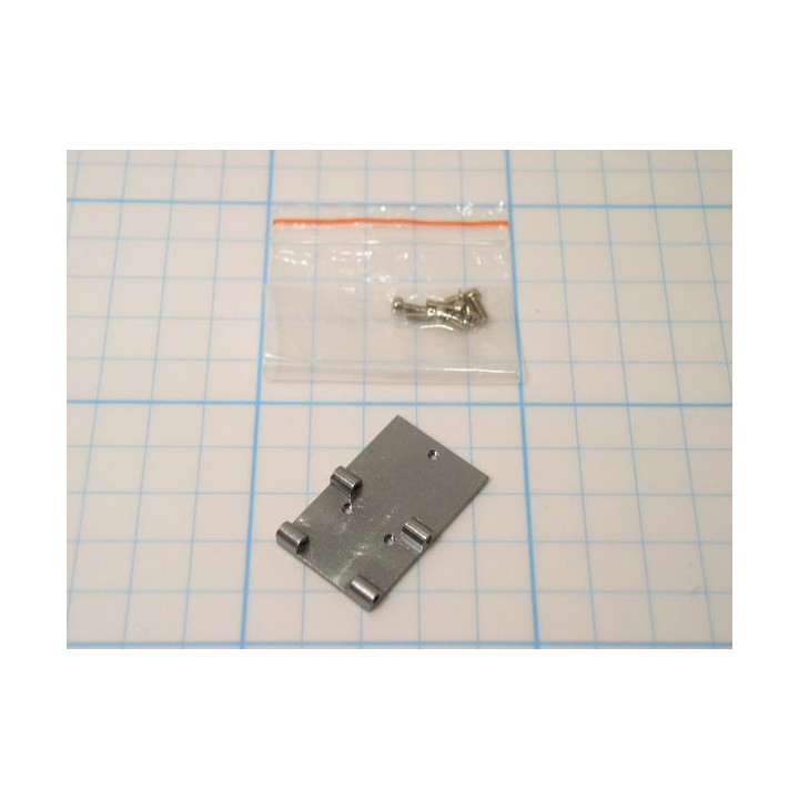 KDFRMAAL-08 - Metal Battery Mounting Plate Set - Titanium (1152-T) KDS-Gulang Model